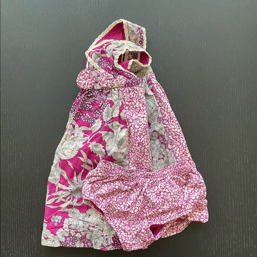 Liberty of London For Target, Pink floral set, Girls 18 month